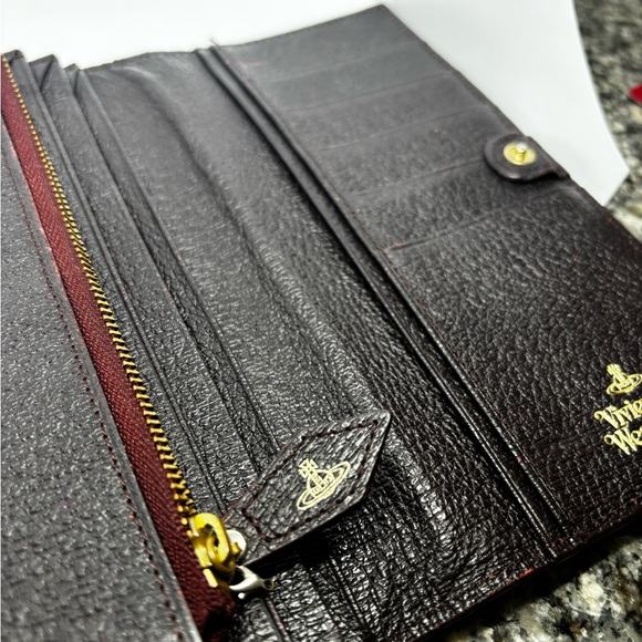 EUC! Vivienne Westwood Black Leather Vintage Wallet - Picture 7 of 7